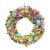 Holiday Home Easter Egg Wreath Perspective: front