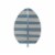 Holiday Home Blue Strip Egg Perspective: front