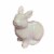Holiday Home Ceramic Bunny - White Perspective: front