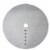 Holiday Home Knit Tree Skirt with Buttons - White Perspective: front