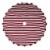 Holiday Home Striped Tree Skirt - Red/White Perspective: front