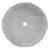 Holiday Home Sequin Tree Skirt with Fur Trim - White Perspective: front