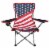 Glacier's Edge Flag Chair Perspective: front