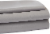 Everyday Living® Microfiber Striped Sheet Set - Frost Grey Perspective: front