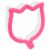 Holiday Home Easter Tulip Grippy Cookie Cutter - Pink Perspective: front