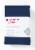 Everyday Living® 200 Thread Count Cotton/Polyester Fitted Sheet - Estate Blue Perspective: front