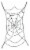 Holiday Home Spider Web Door Cover - Black Perspective: front
