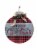 Beautiful Red/Black Ornament Sign Perspective: front
