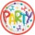Kroger® Entertainment Essentials Paper Plates - Balloon Animals Perspective: front