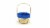Holiday Home Solid Lined Easter Basket - Bright Blue Perspective: front
