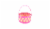 Holiday Home Square Weave Easter Basket - Pink Perspective: front