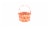 Holiday Home Square Weave Easter Basket - Orange Perspective: front