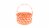 Holiday Home Square Weave Easter Basket - Orange Perspective: front