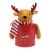 Holiday Home Plush Reindeer Gift Box Perspective: front