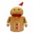 Holiday Home Plush Gingerbread Gift Box Perspective: front