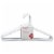 Everyday Living Heavyweight Hangers - White Perspective: front