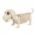 Holiday Home Animated Mini Dog Skeleton Perspective: front