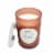 HD Designs Frosted Cinnamon Candle Jar Perspective: front