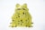 The Joy of Gardening Solar Ceramic Frog Perspective: front