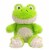 Holiday Home Plush Sitting Frog - Green Perspective: front