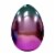 Holiday Home Metallic Egg - Ombre Pink Perspective: front