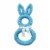 Holiday Home Easter Bunny Wreath - Blue Perspective: front