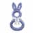 Holiday Home Easter Bunny Wreath - Purple Perspective: front