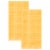 Everyday Living Solid Waffle Kitchen Towels - Yellow Perspective: front