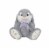 Holiday Home Plush Rabbit with Ribbon - Gray Perspective: front