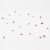 Holiday Home Star and Pinecone LED Light Garland Perspective: front