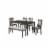 HD Designs Palmer Upholstered Dining Set Perspective: front