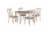 HD Designs Alden 5 Piece Dining Set Perspective: front