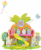 Holiday Home® 3D Foam Egg House Kit Perspective: front