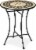 HD Designs Outdoors Neutral Tile Bistro Table Perspective: front