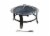 HD Designs Outdoors Round Steel Fire Pit Perspective: front