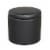 HD Designs Round Storage Ottoman - Black Perspective: front