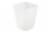 Everyday Living Frosty White Wastebasket Perspective: front