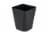 Everyday Living Black Wastebasket Perspective: front