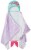 Everyday Living Hooded Bath Towel - MERMAID Perspective: front
