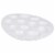 Dash of That™ Oval Egg Plate - White Perspective: front