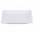 Dash of That™ St John Square Rimmed Plate - White Perspective: front