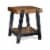 HD Designs® Kenya End Table - Brown/Black Perspective: front