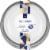 Kroger® Elevated Elegance Heavyweight Plastic Small Bowls - Clear Perspective: front