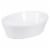 Dash of That Oval Bowl - White Perspective: front