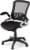 HD Designs Soho Mesh Black/Silver Manager Chair Perspective: front