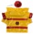 Holiday Home® Medium Fireman Pet Costume Perspective: front