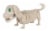 Holiday Home Animated Mini Dog Skeleton Perspective: front