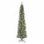 Holiday Home Cashmere Pencil Fir Christmas Tree with Clear Lights Perspective: front