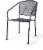 HD Designs Outdoors Taylor Mesh Stacking Chair - Black Perspective: front