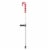 Holiday Home Solar Mini Candy Cane Yard Stake - Red/White Perspective: front